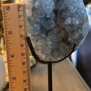 Gorgeous Blue Crystal Celestite on Stand